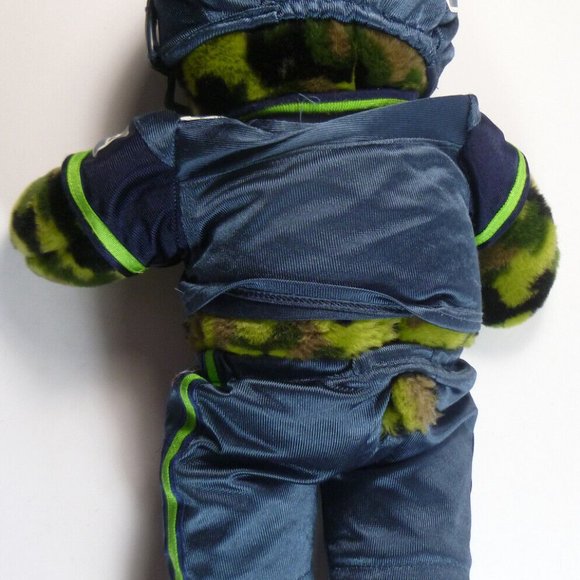 Build-A-Bear Workshop Seattle Seahawks Stuffed Plush Bear - Picture 4 of 6